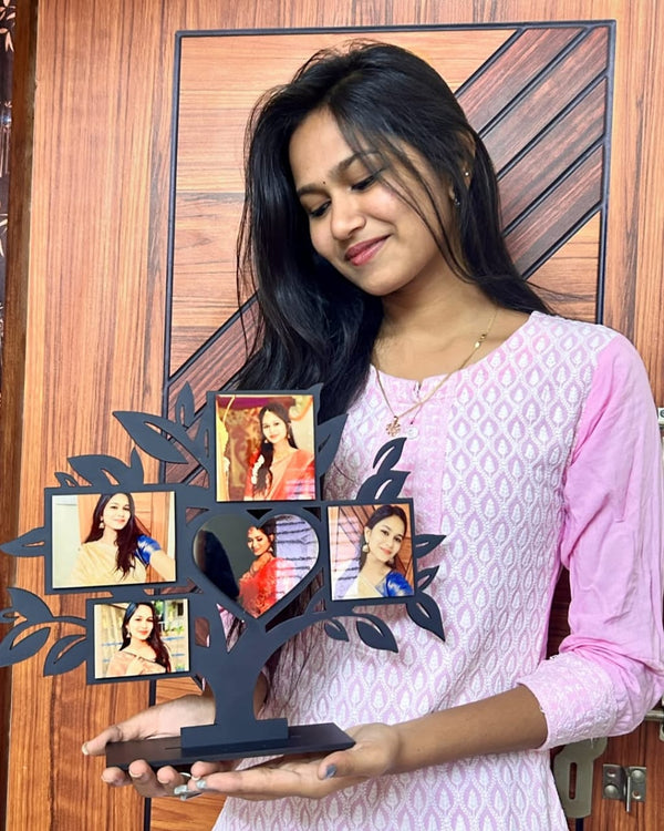 Tree Photo Frame,Personalized Photo Tree Stand, Custom Photo, Wooden Photo Tree Stand, Customised Tree Stand.