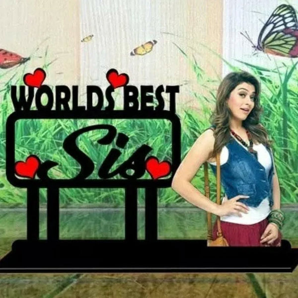 SISTER GIFT- WORLD BEST SIS- GIFT YOUR SISTER AND CREATE STRONGEST BOND.