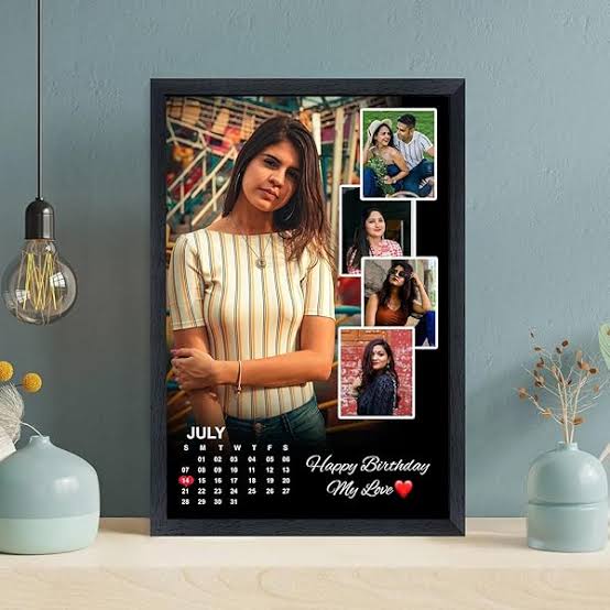 Calendar  frame - Best Gift for Birthday ,Anniversary and All occasion.