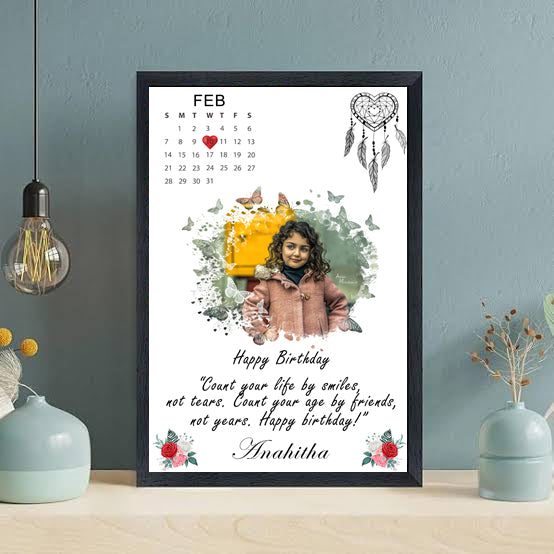 Memorable Date Frame- Best Gift for Anniversary -Birthday - and All event .
